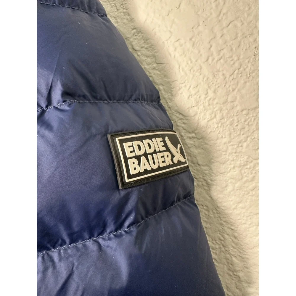 Eddie Bauer Mens 650 Down Packable Jacket Insignia Blue Puffer EB004779 XL NWT‎